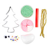 Creativ company mini kit de loisirs pour sculpter, monstre d'arbre de Noël, différentes couleurs, 1 boîte