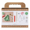 Creativ company mini kit de loisirs pour sculpter, monstre d'arbre de Noël, différentes couleurs, 1 boîte