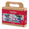 Creativ company mini kit de loisirs pour sculpture, monstre de renne, différentes couleurs, 1 boîte