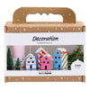 Creativ company mini hobby set décoration, maisons, coloré, 1 boîte