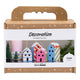 Creativ company mini hobby set décoration, maisons, coloré, 1 boîte