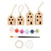 Creativ company mini hobby set décoration, maisons, coloré, 1 boîte