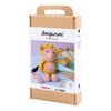Creativ company hobby set amigurumi, hérisson, rose clair, jaune chaud, 1 boîte