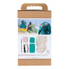 Creativ company hobby set amigurumi, chiot, rose pastel, turquoise foncé, 1 boîte
