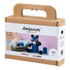 Creativ company hobby set amigurumi, raton laveur, noir, bleu, 1 boîte