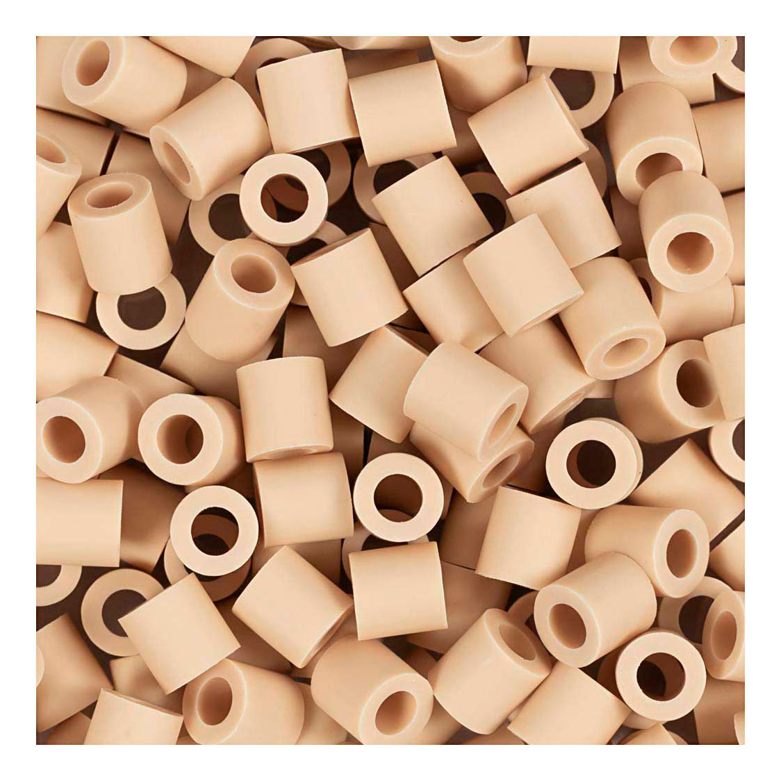Creativ company nabbi biobeads 5x5mm crème - 1000pcs.