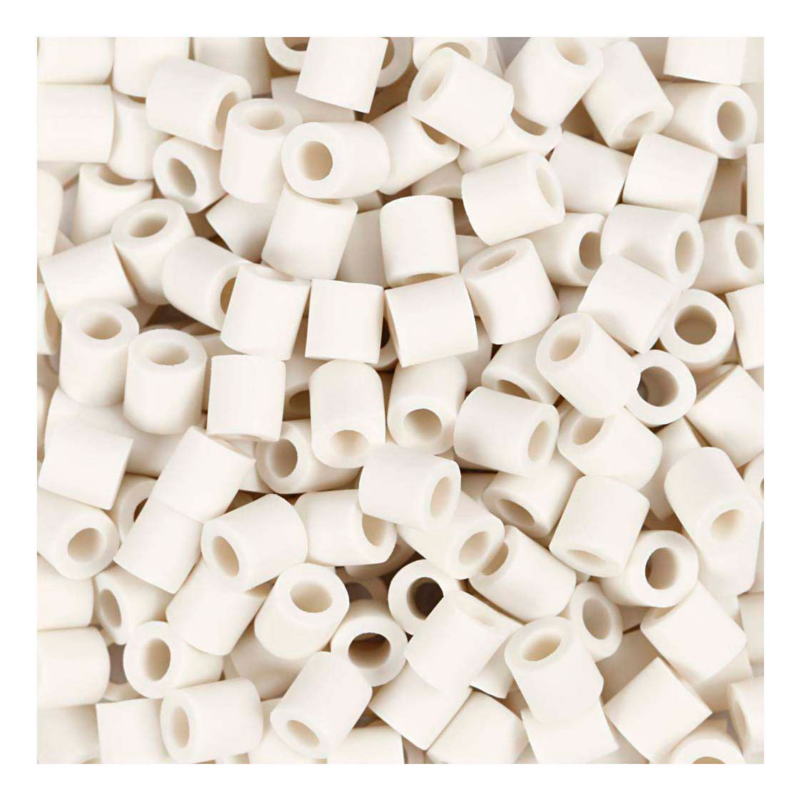 Creativ company nabbi bioperles 5x5mm blanches - 1000 pcs.