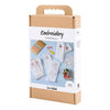 Creativ company hobby set broderie, chaussettes, blanc, 1 boîte