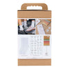 Creativ company hobby set broderie, chaussettes, blanc, 1 boîte