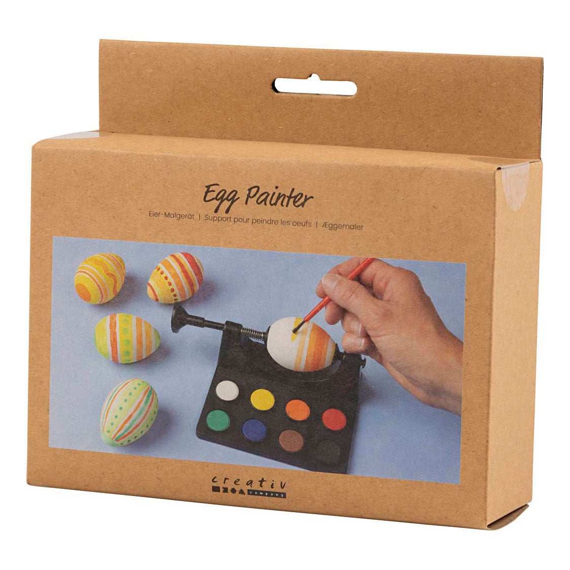 Creativ company oeufs à peindre, l: 16,5 cm, noir, 1 set