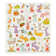 Autocollants Creativ company, lapin de Pâques, feuille 15x16,5 cm, env. 50 pièces, 1 feuille