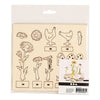 Creativ company figurines en bois DIY, l : 15,5 cm, l : 17 cm, épaisseur 3 mm, 1 boîte
