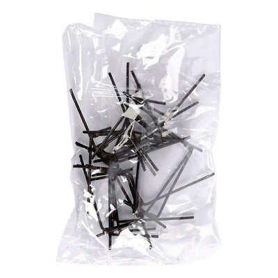 Creativ company pattes de poulet, h : 5 cm, l : 2 cm, noir, 10 paires 1 boîte
