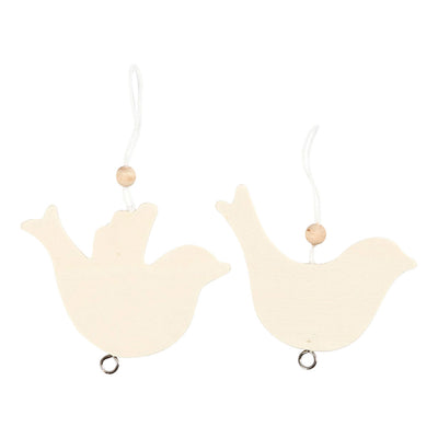 Colombe de la paix Creativ company, dim. 7,5x9,5 cm, épaisseur 4 mm, 10 pièces 1 boîte