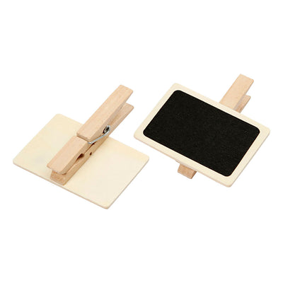 Tableau noir Creativ company avec pinces à linge, taille 6,8x4,7 cm, 6 pièces 1 boîte