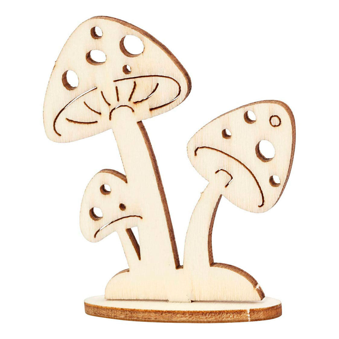 Creativ company figurines en bois DIY, l : 15,5 cm, l : 17 cm, épaisseur 3 mm, 1 boîte