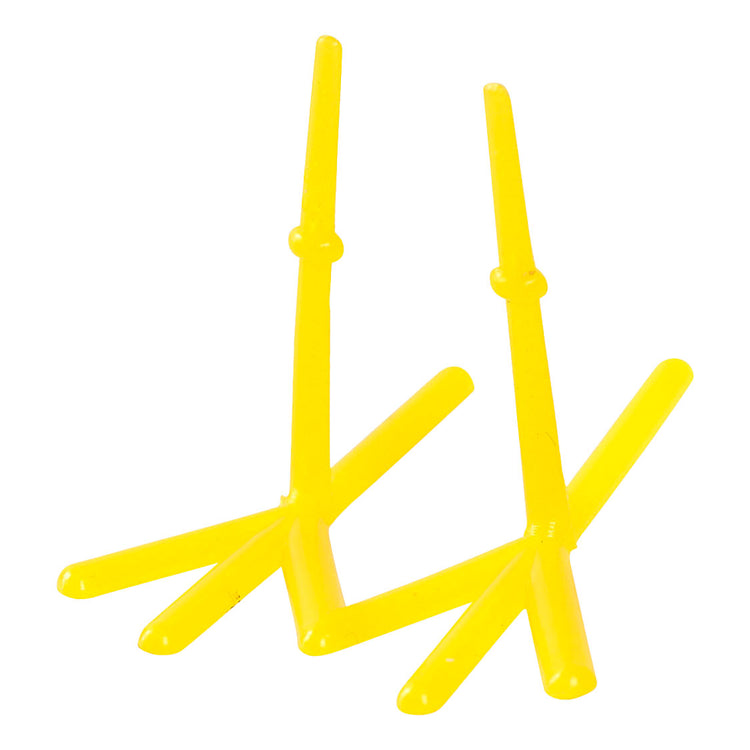 Creativ company pattes de poulet, h : 28 mm, l : 37 mm, jaune, 50 pièces 1 boîte