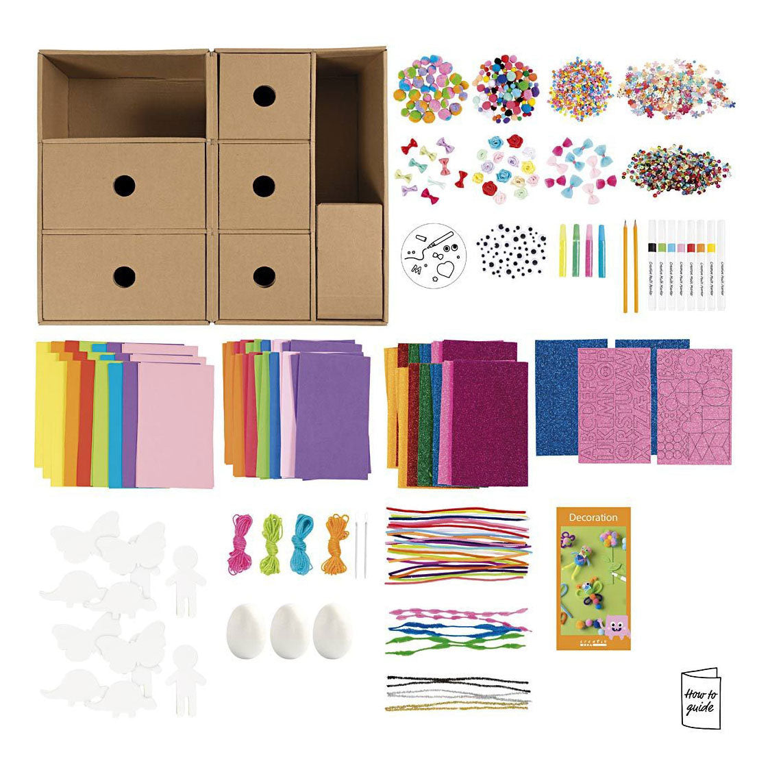 Société créative ma décoration de station artisanale, différentes couleurs, 1 boîte