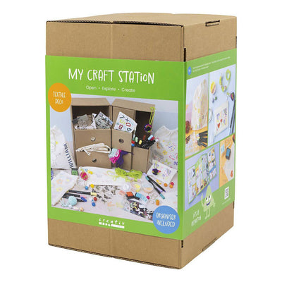 Creativ company my craft station décoration textile, différentes couleurs, 1 pièce 1 boîte