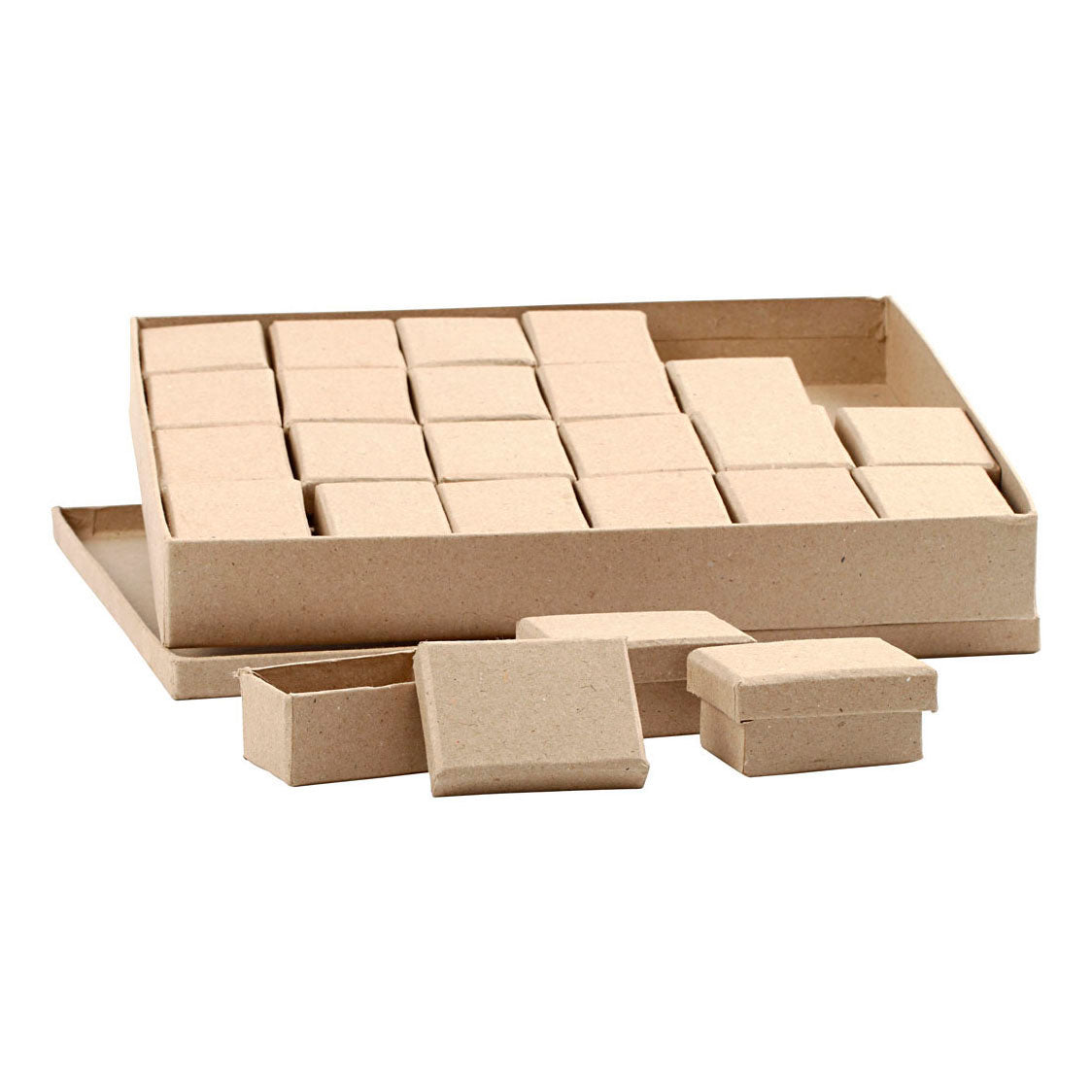 Boîtes d'entreprise Creativ, h : 3,5 cm, dimensions 5x7 cm, 24 pièces 1 boîte