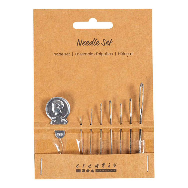 Jeu d'aiguilles Creativ company, l: 3,8-7 cm, 1 boîte