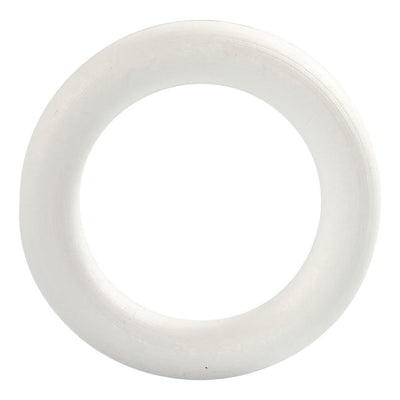 Bague Creativ Company, taille 12 cm, épaisseur 20 mm, blanc, 1 pièce