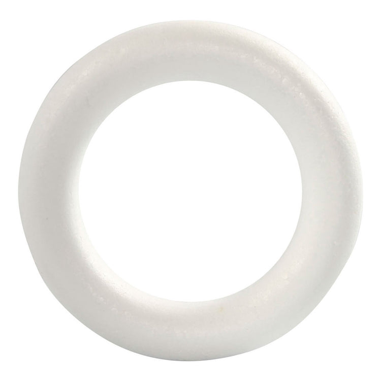 Bague Creativ Company, taille 17 cm, épaisseur 30 mm, blanc, 1 pièce