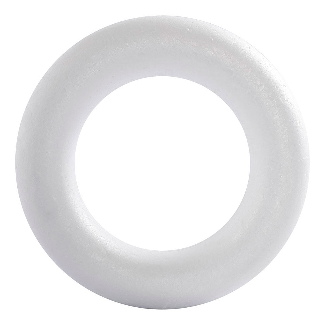 Bague Creativ Company, taille 21,5 cm, épaisseur 45 mm, blanc, 1 pièce