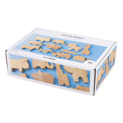 Creativ company animaux en bois, ferme et safari, h : 3-14,5 cm, épaisseur 2 cm, 44 pièces 1 boîte - afbeelding 4