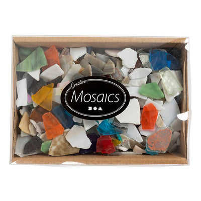 Mosaïque Creativ Company, dimension 8-20 mm, épaisseur 2-3 mm, contenu peut varier, différentes couleurs, 2 kg 1 carton