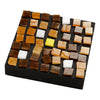 Carreaux de mosaïque en verre Creativ company, format 10x10 mm, épaisseur 3 mm, env. 700 pièces, 454 gr 1 boîte