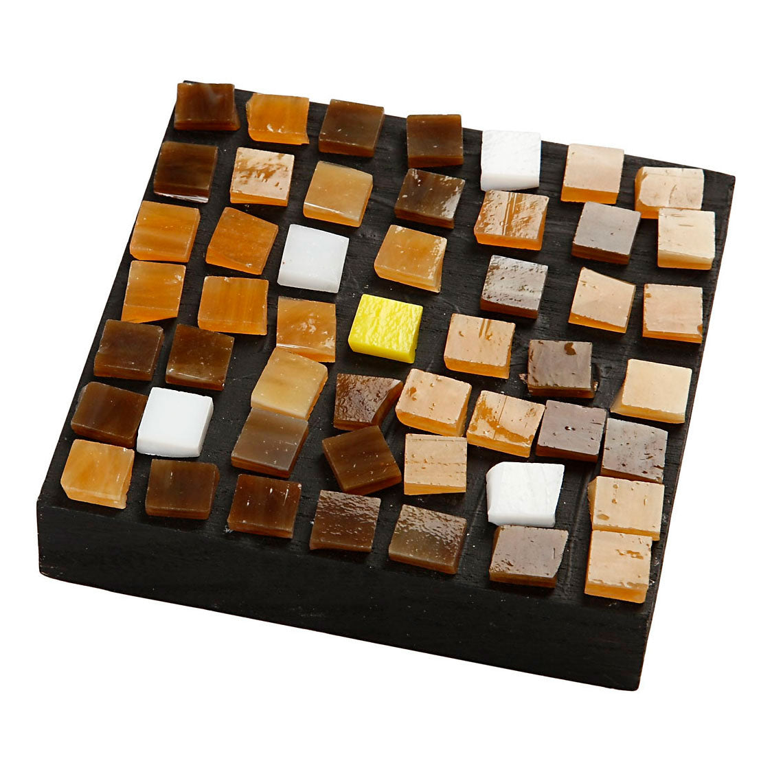 Carreaux de mosaïque en verre Creativ company, format 10x10 mm, épaisseur 3 mm, env. 700 pièces, 454 gr 1 boîte