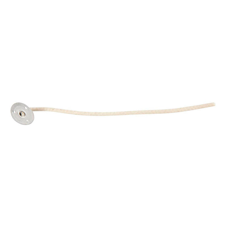 Mèches pour bougies en bougeoir, adaptées aux bougeoirs d'un diamètre de 20-65 mm, L : 110 mm, épaisseur 2 mm, 10 pièces 1 boîte
