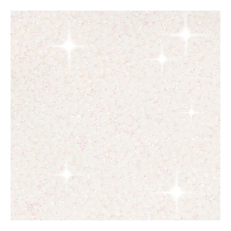 Argile Foam ®, pailletée, blanche, 35 gr 1 boîte