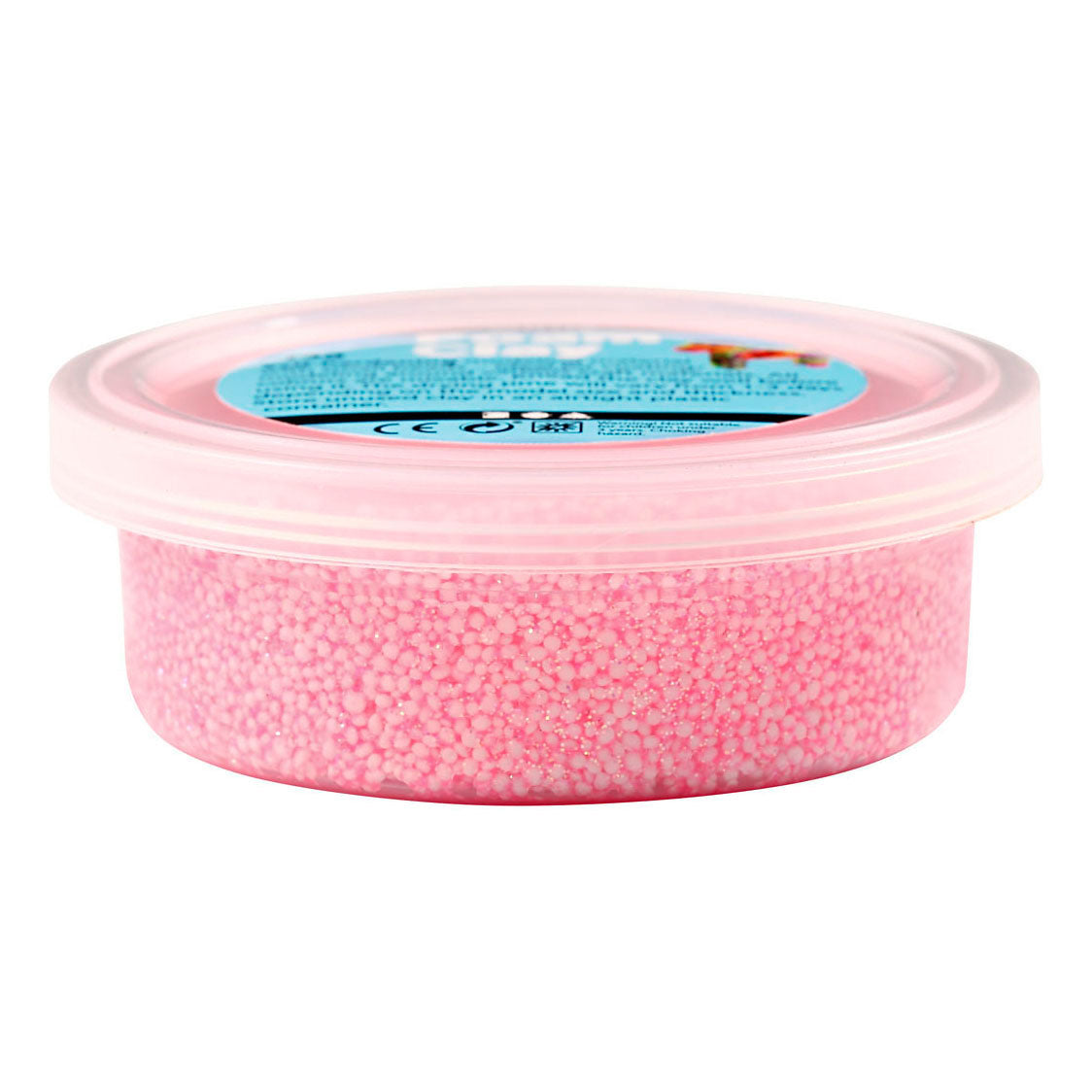Foam Clay ®, pailletée, rouge clair, 35 gr 1 boîte