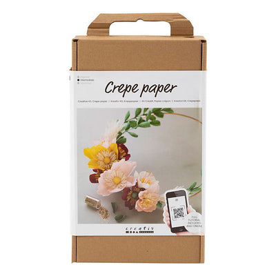 Creativ company hobby set papier crépon, couronne, rapport crêpe : 180%, 1 boîte