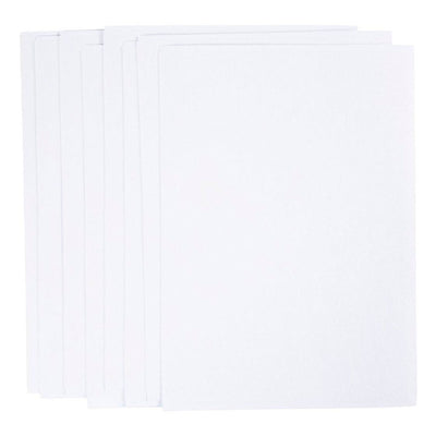Creativ company feuilles de broderie solubles dans l'eau, a5, feuille 148,5x210 mm, blanc, 24 feuilles 1 boîte