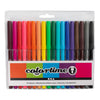 Marqueurs Colortime, épaisseur de trait 2 mm, différentes couleurs, 18 pièces, 1 boîte