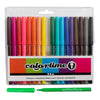 Marqueurs Colortime, épaisseur de trait 2 mm, différentes couleurs, 18 pièces, 1 boîte