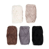 Fil de coton Creativ company, taille 8 4, l: 5x50 m, couleurs naturelles, 5x20 g 1 boîte - afbeelding 1