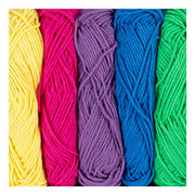 Fil de coton Creativ company, taille 8 4, l: 5x50 m, coloré, 5x20 g 1 boîte - afbeelding 3