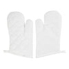 Gant de cuisine Creativ company, taille 18x28 cm, 145 gr, blanc, 2 pièces 1 boîte