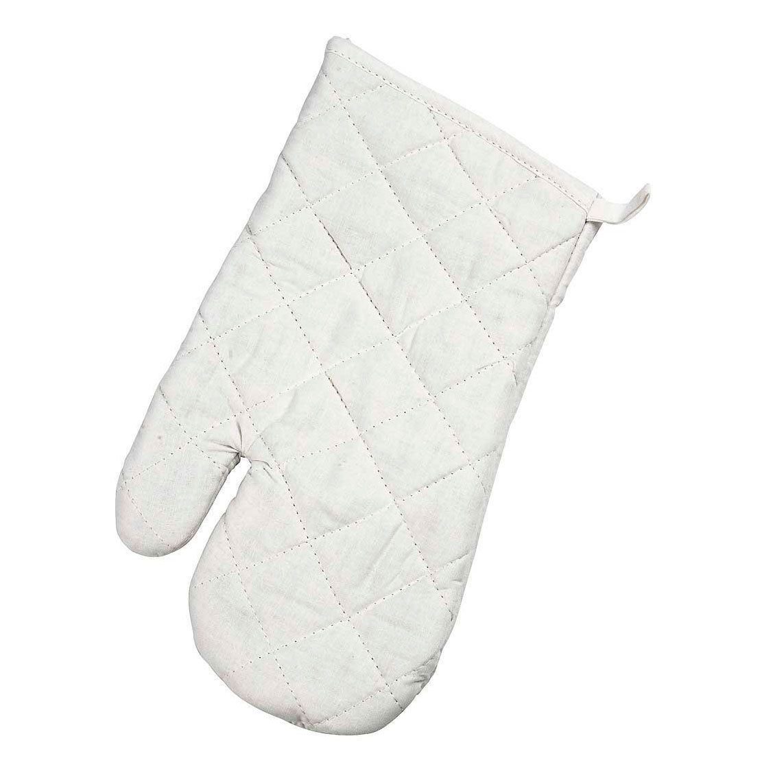 Gant de cuisine Creativ company, taille 18x28 cm, 145 gr, blanc, 2 pièces 1 boîte