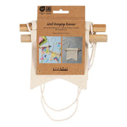 Creativ company petite bannière murale, forme queue d'aronde, h : 12 cm, l : 10,5, 300 g, naturel clair, 2 pièces 1 boîte - afbeelding 2