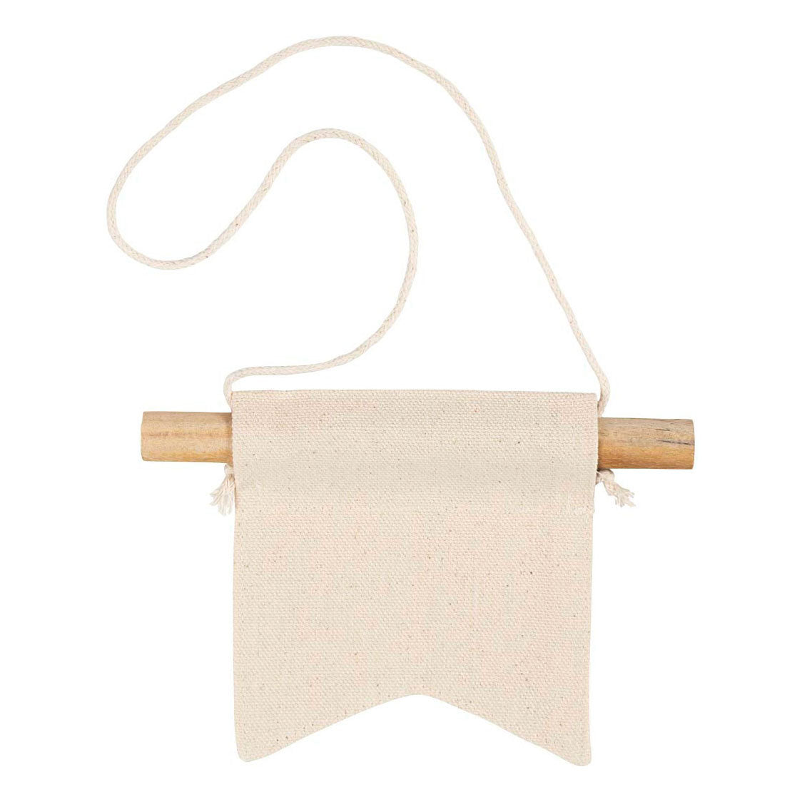Creativ company petite bannière murale, forme queue d'aronde, h : 12 cm, l : 10,5, 300 g, naturel clair, 2 pièces 1 boîte