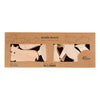 Creativ company animaux en bois, ferme, h : 4,5-8,7 cm, épaisseur 2 cm, 10 pièces 1 boîte