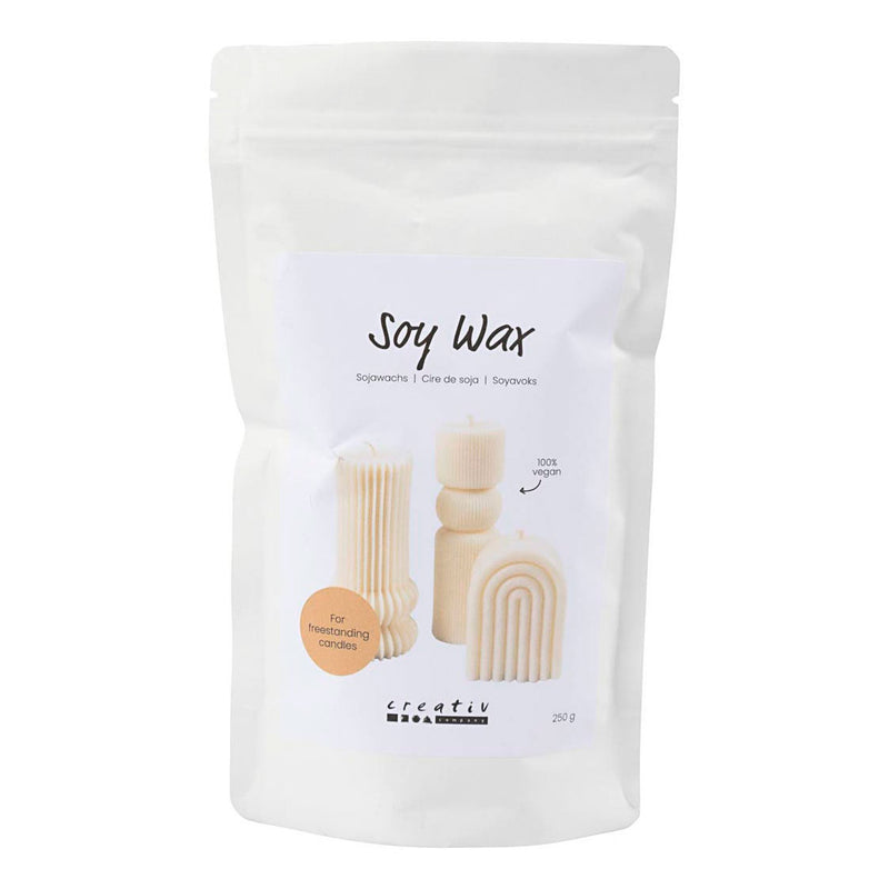 Cire de soja Creativ company, pour bougies autonomes, crème, 250 gr 1 boîte