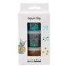 Creativ company pâte à paillettes, harmonie bleu vert, 3x60 gr 1 boîte