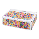 Creativ company Autocollants en mousse, émojis, formes géométriques, lettres et chiffres, autocollants, taille 10-40 mm, env. 2460 div, différentes couleurs, 2640 pièces 1 boîte - afbeelding 3
