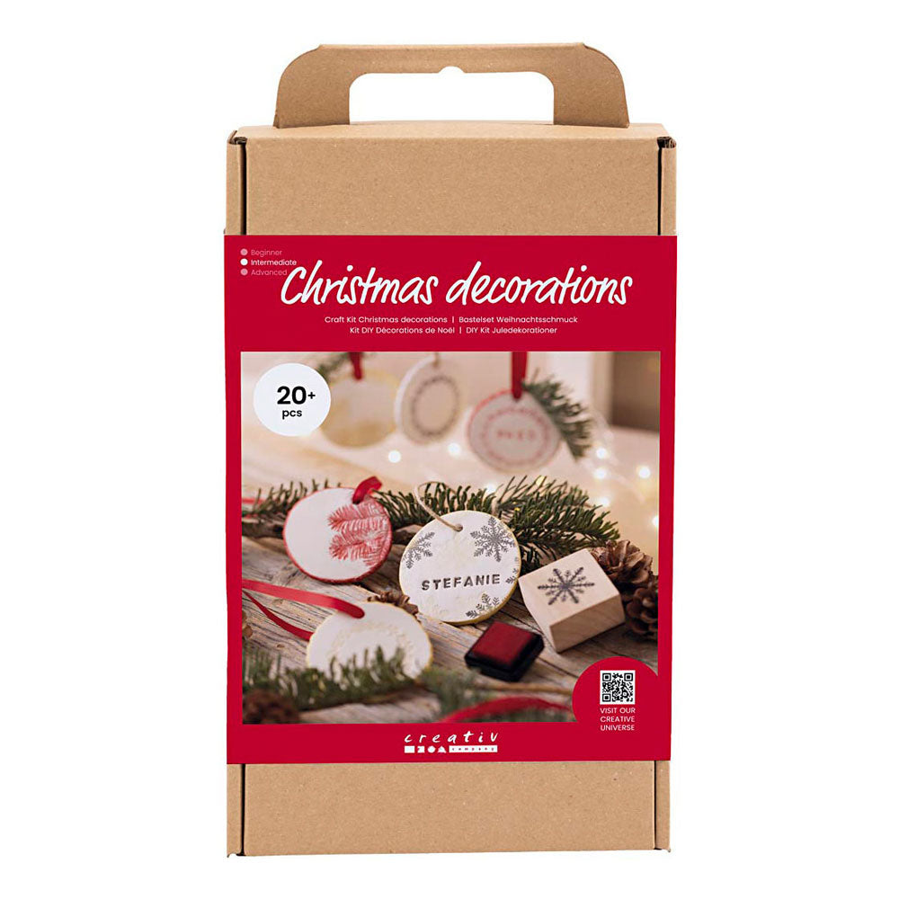Creativ company hobby set décorations de Noël, argile auto-durcissante, 1 boîte